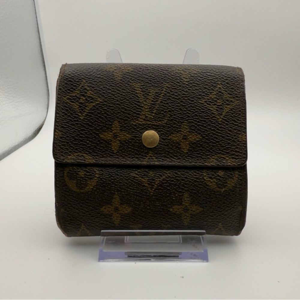 Louis Vuitton Elise Brown Monogram Wallet Tri-Fold | Unisex | Pre-Owned |
